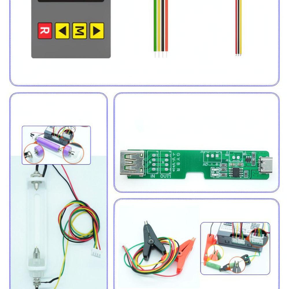 Batterie-Innenwiderstands- und – Battery Internal Resistance Tester Four Wire Bewertung und Preis